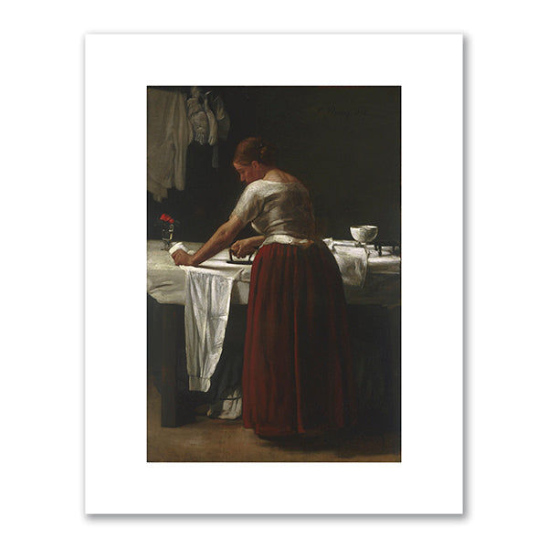 Woman Ironing by FranÃ§ois Bonvin