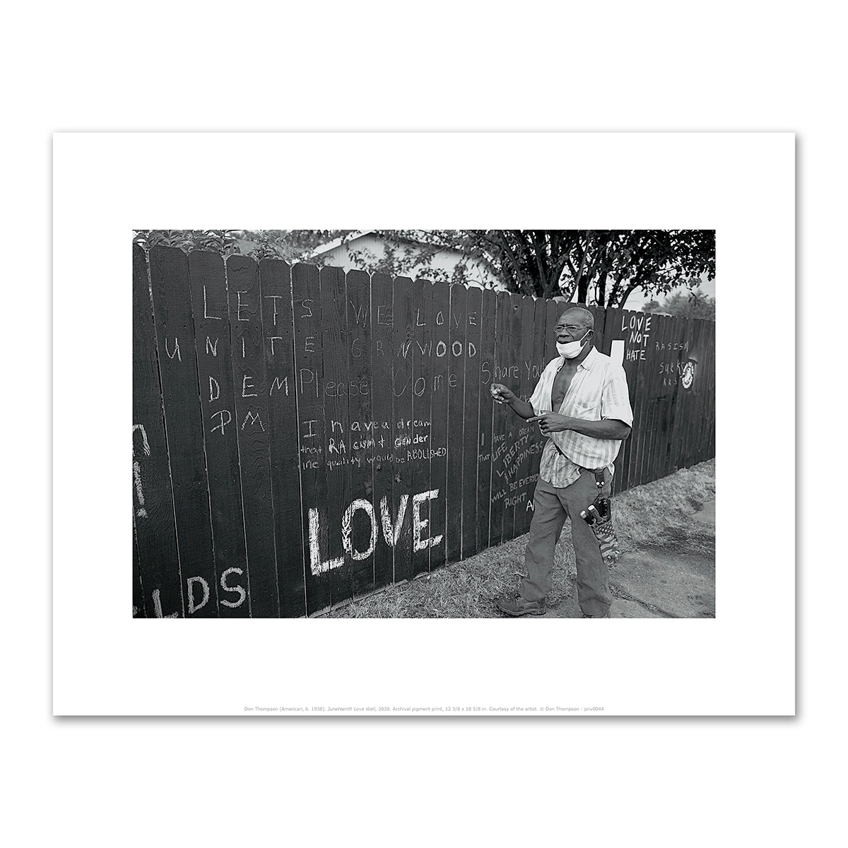 Juneteenth Love Wall by Don Thompson