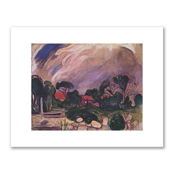 Stormy Landscape by Edvard Munch