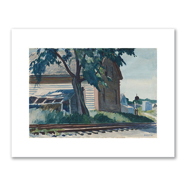 Lime Rock Railroad by Edward Hopper