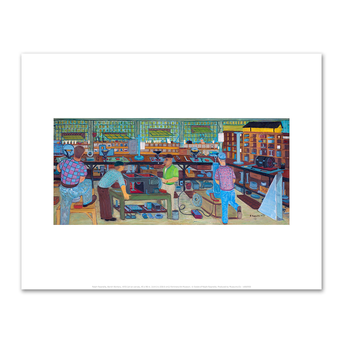 Bench Workers by Ralph Fasanella