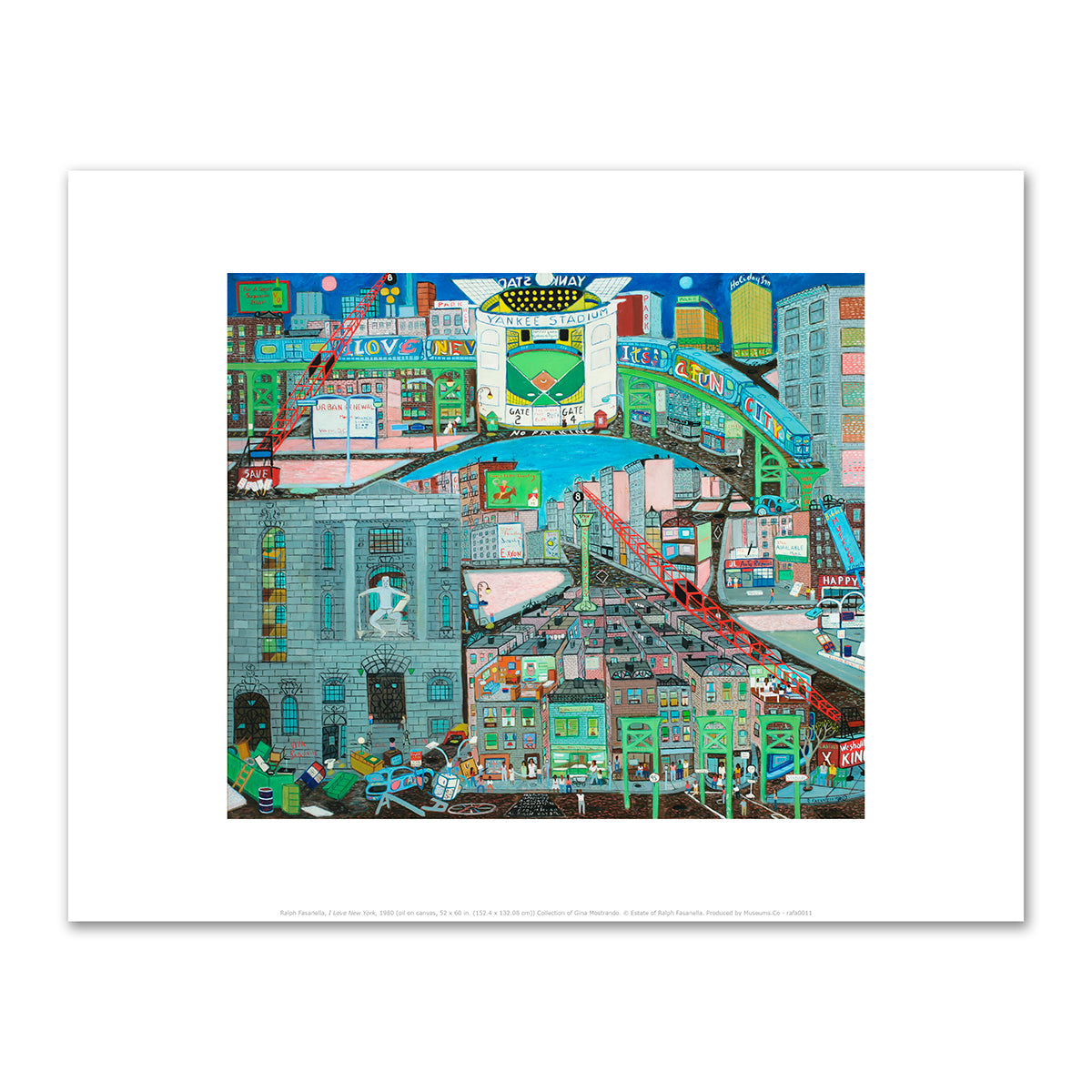 Archival Prints of Ralph Fasanella Artworks
