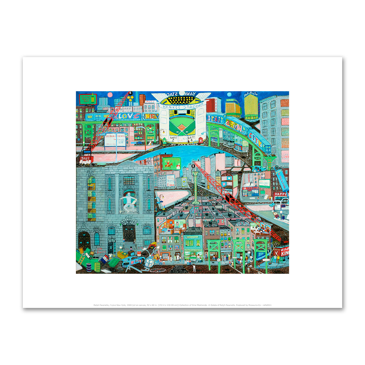 I Love New York by Ralph Fasanella