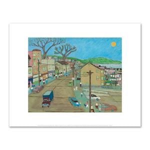 Main Street: Dobbs Ferry by Ralph Fasanella
