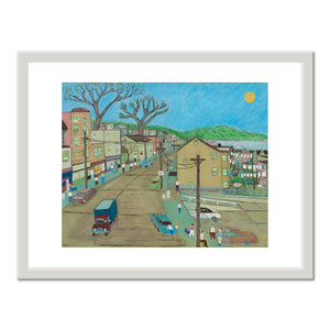 Main Street: Dobbs Ferry by Ralph Fasanella
