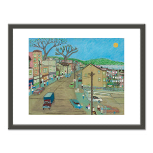 Main Street: Dobbs Ferry by Ralph Fasanella