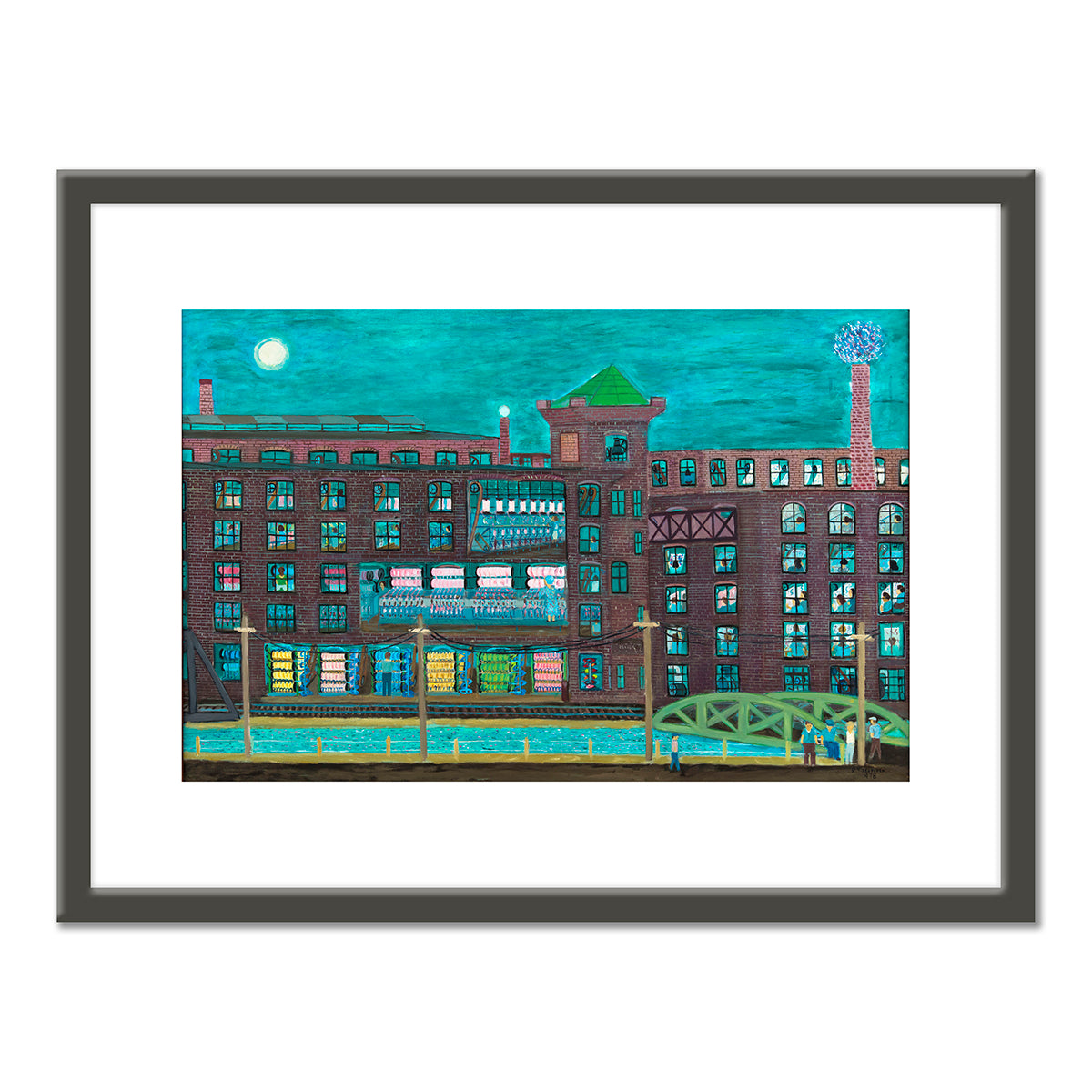 Mill Workers - Night Shift #2 by Ralph Fasanella