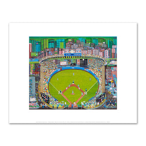 Night Game - Yankee Stadium by Ralph Fasanella