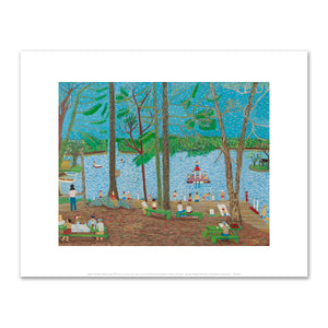 Peach Lake by Ralph Fasanella