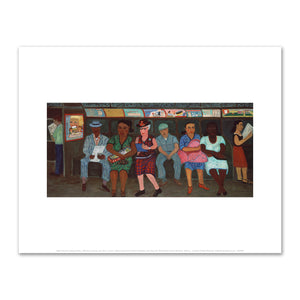 Subway Riders by Ralph Fasanella