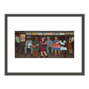 Subway Riders by Ralph Fasanella