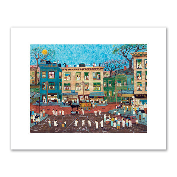 Old Neighborhood by Ralph Fasanella