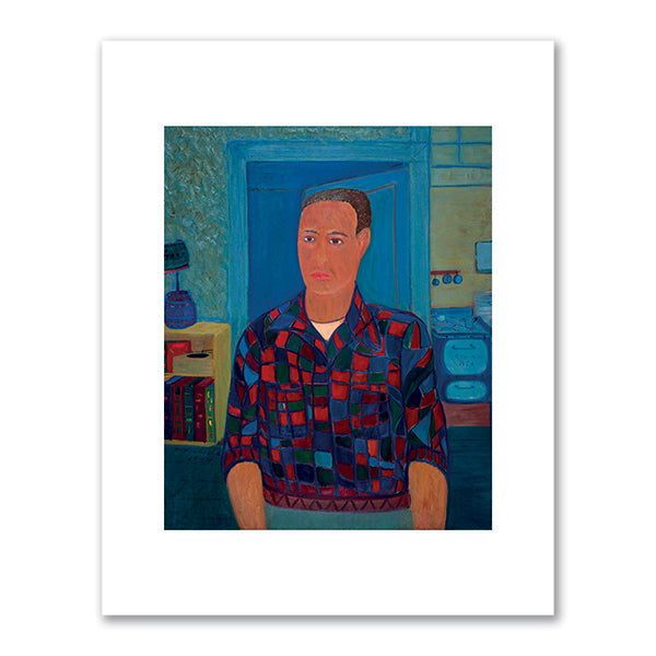 Self Portrait, Grove Street by Ralph Fasanella