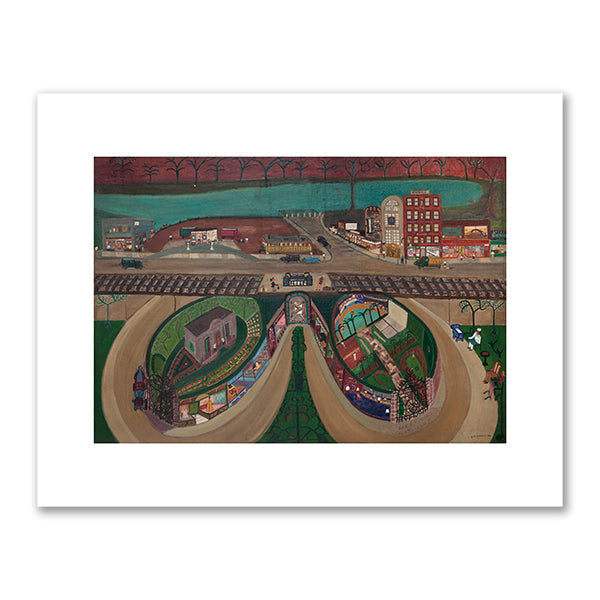 Other Side of the Tracks by Ralph Fasanella