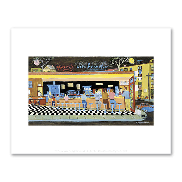 Harry's Luncheonette by Ralph Fasanella