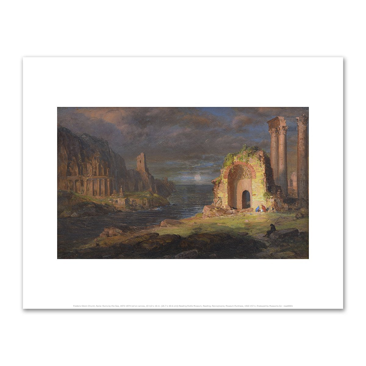 Syria: Ruins by the Sea by Frederic Edwin Church