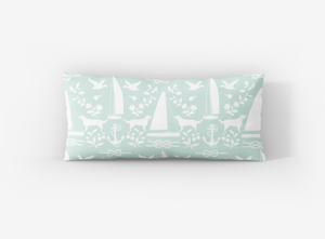 Sailboat Lumbar Pillow