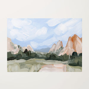 "Red Rocks" Art Print