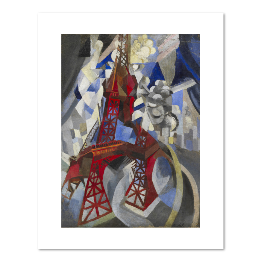 Red Eiffel Tower by Robert Delaunay