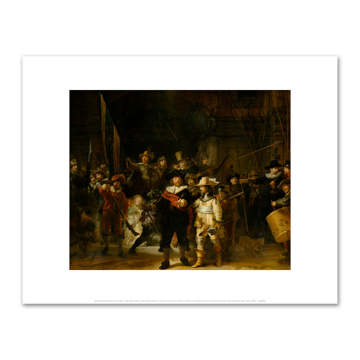 The Night Watch (De Nachtwacht) by Rembrandt Harmensz van Rijn