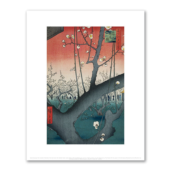 Plum Garden at Kameido, from the Series One Hundred Scenic Spots of Edo by Andō Hiroshige