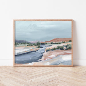 "River Through Zion" Art Print