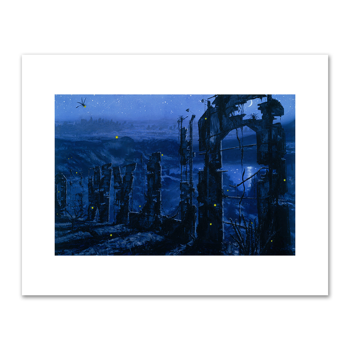 Hollywood at Night by Alexis Rockman