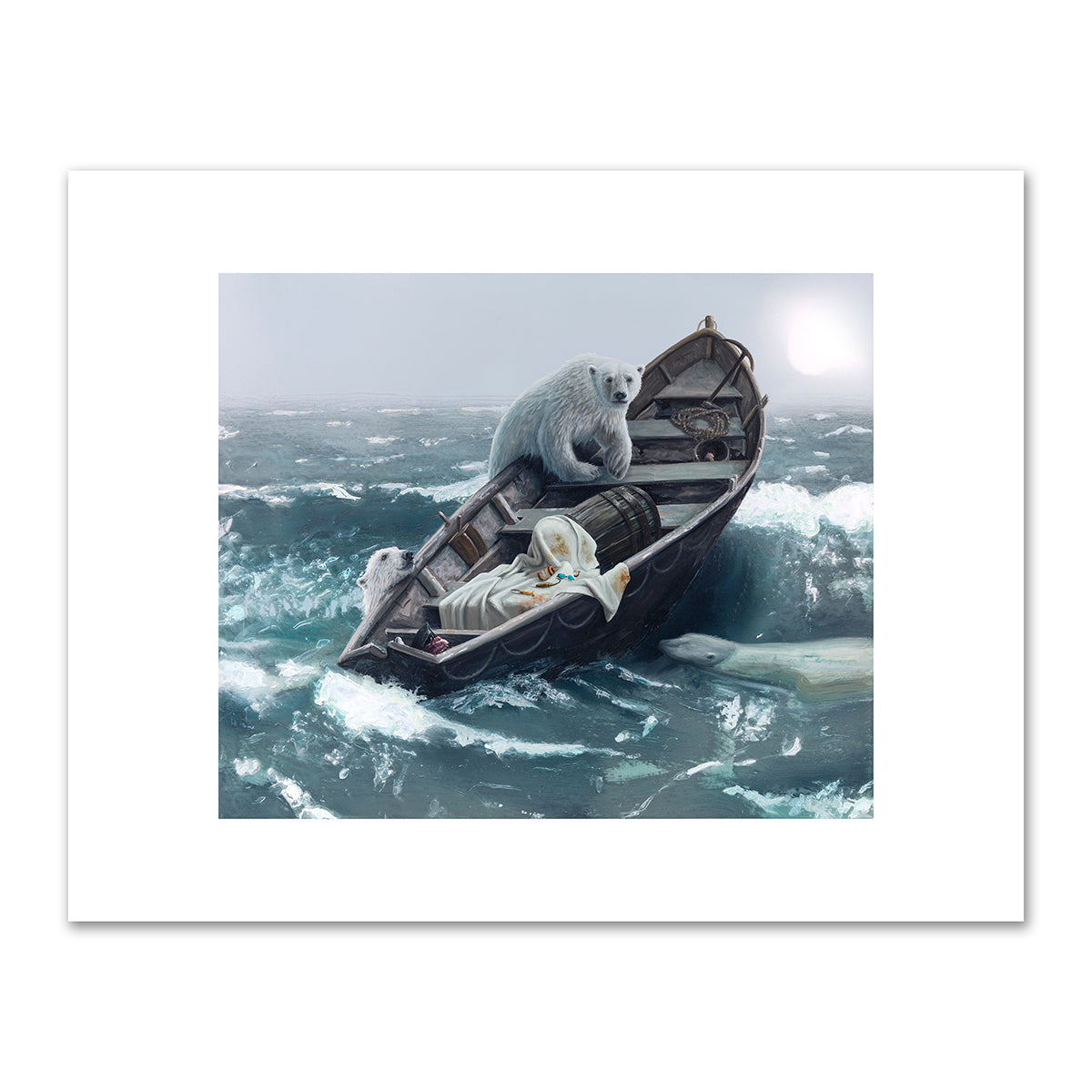 The Lifeboat of the HMS Erebus by Alexis Rockman