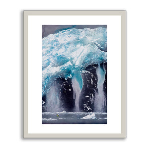 Untitled (Vertical Glacier) by Alexis Rockman