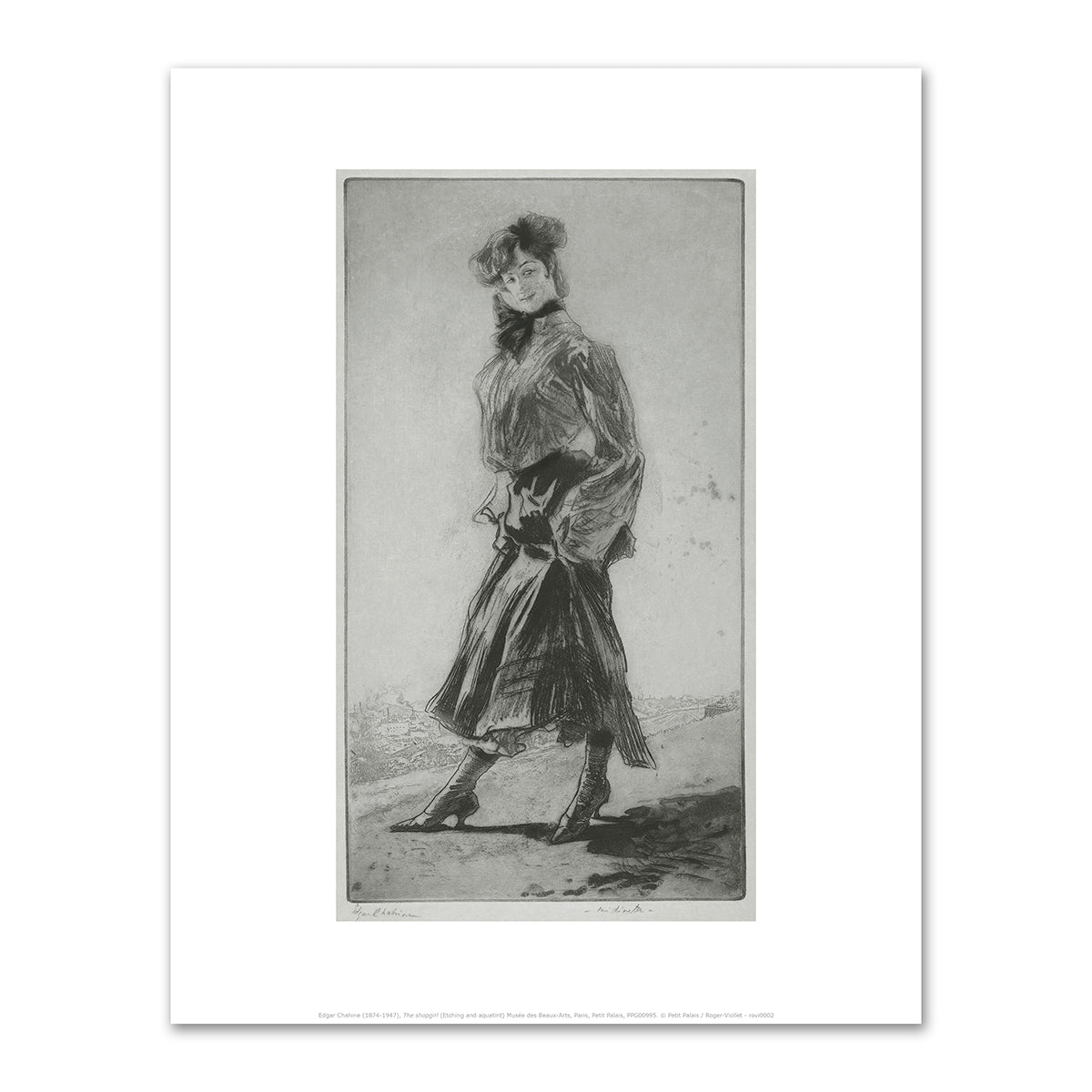 The Shopgirl (La midinette) by Edgar Chahine