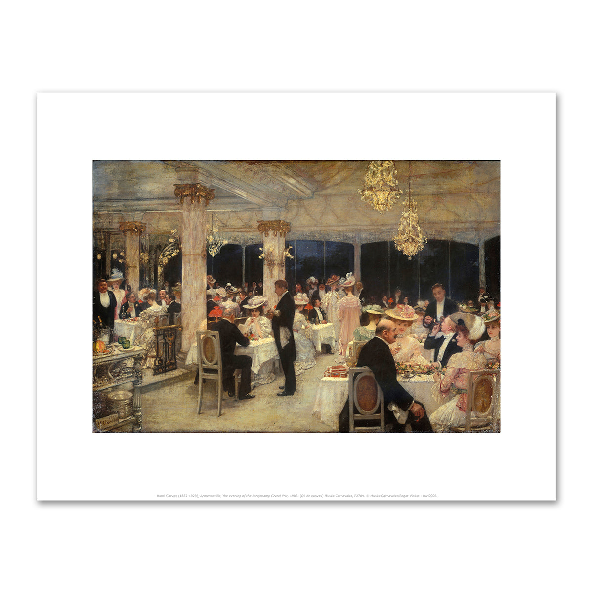 Armenonville, the Evening of the Longchamp Grand Prix by Henri Gervex