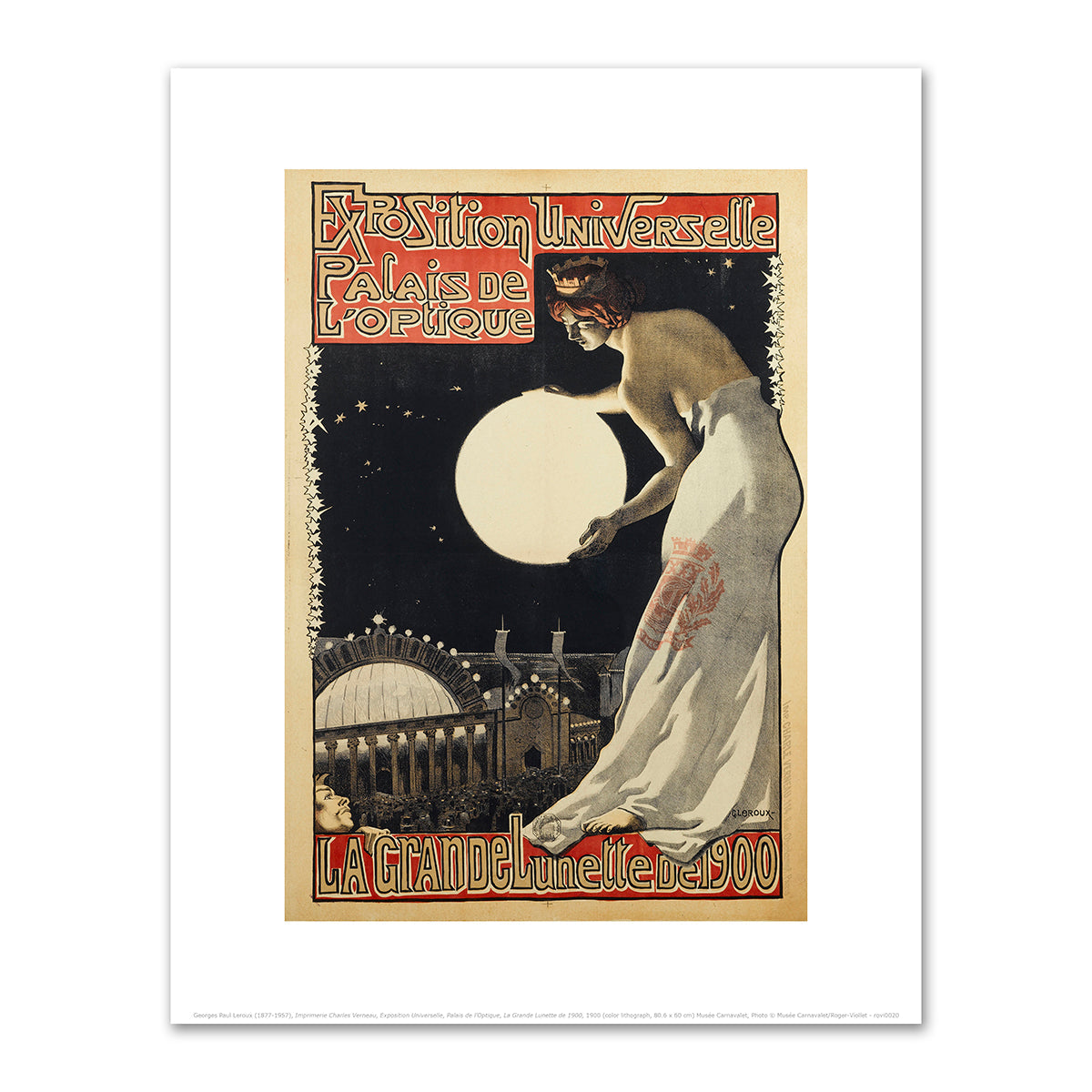 Imprimerie Charles Verneau, Exposition Universelle, Palais de l'Optique, La Grande Lunette de 1900 by Georges Paul Leroux