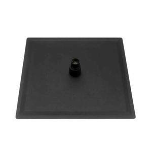 12inch 2 way Big arc Wall Mounted Matte Black Shower System with two function pressure balance Rough-in Valve Body and Trim