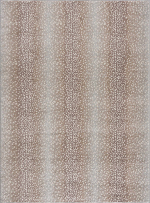 Pointblank Leopard Print Fawn Runner Rug