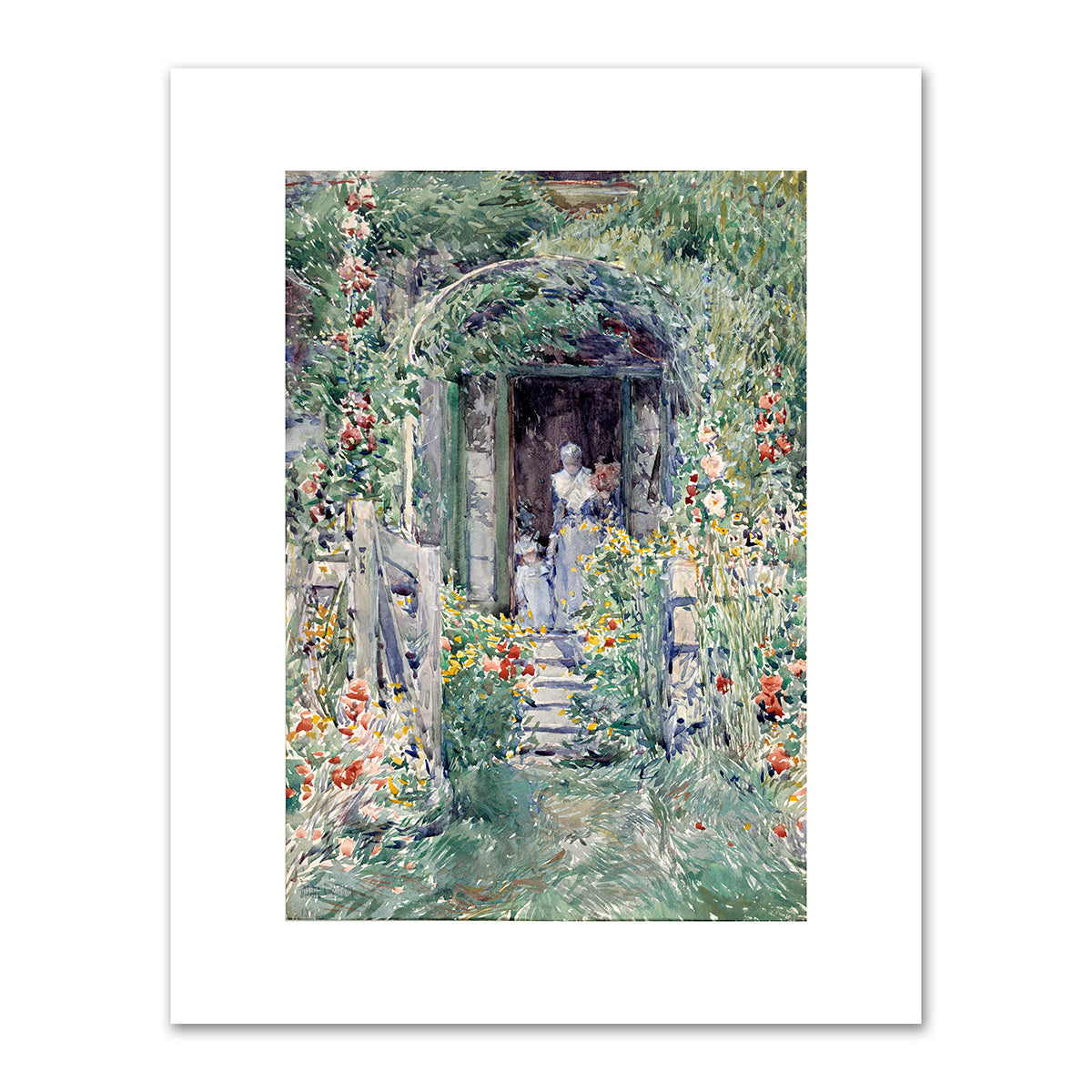 The Garden in Its Glory by Childe Hassam