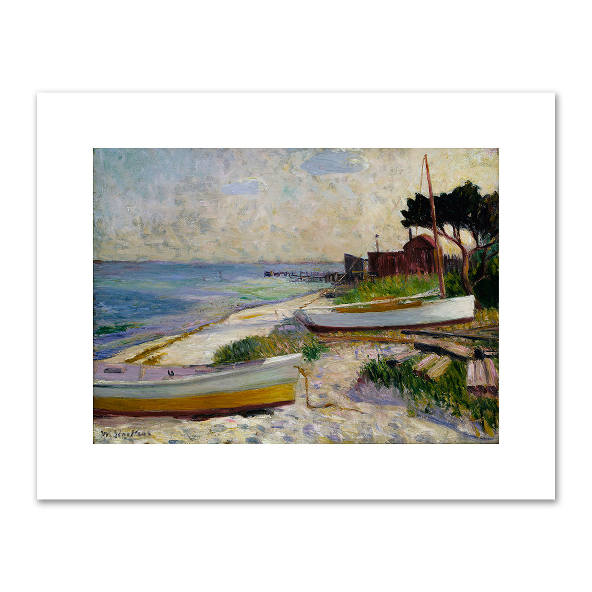 Beach Scene by William Glackens