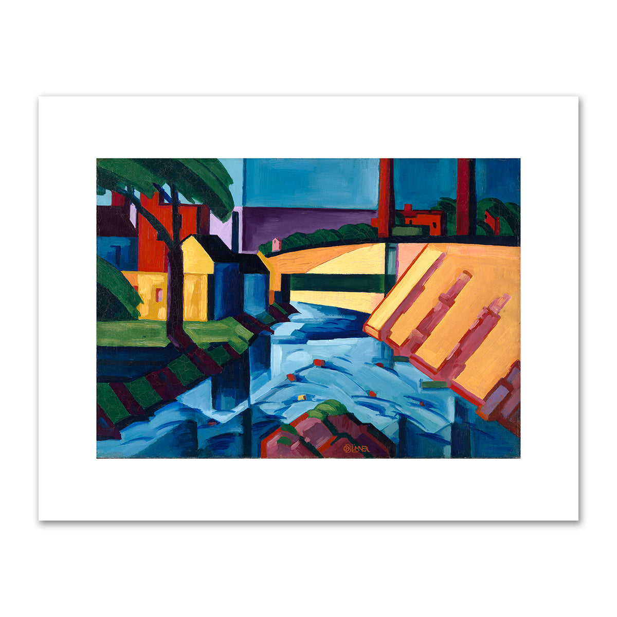 Evening Tones by Oscar Bluemner
