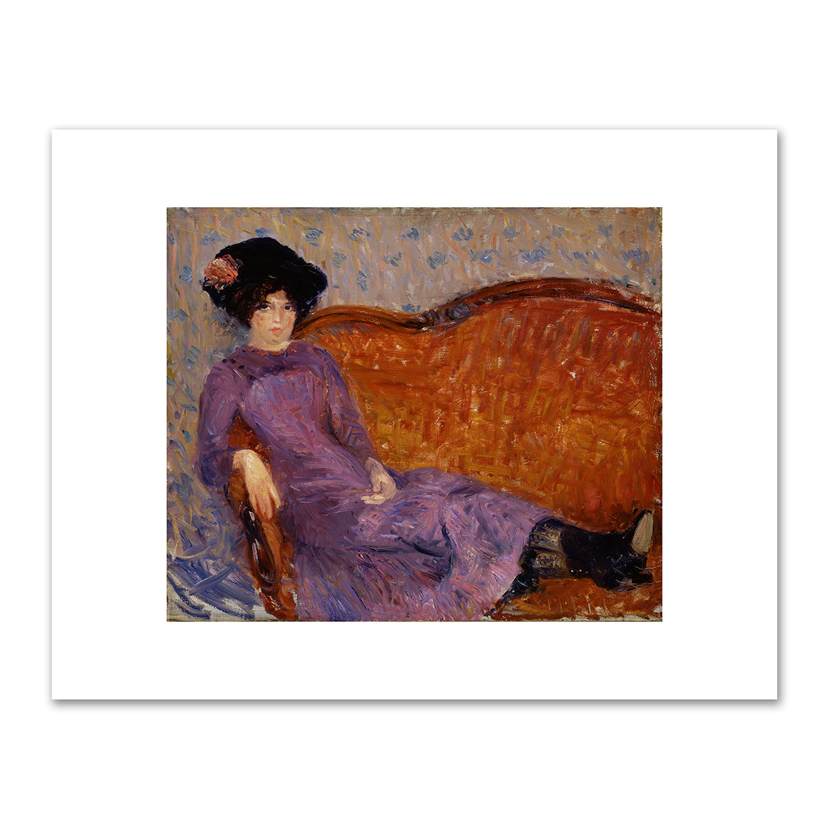 The Purple Dress by William Glackens