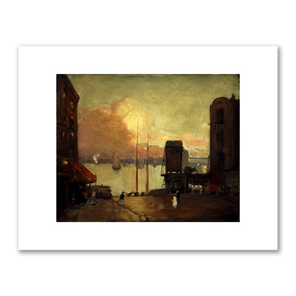 Cumulus Clouds, East River by Robert Henri