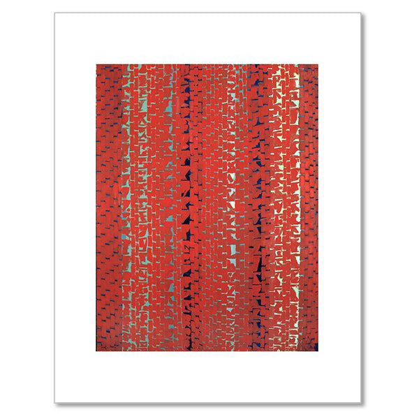 Red Sunset, Old Pond Concerto by Alma Thomas