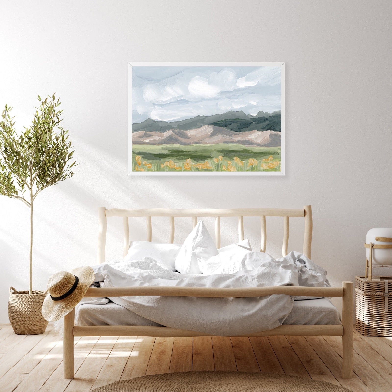 "Sand Dunes in Summer" Art Print