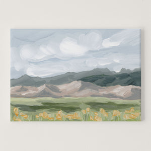 "Sand Dunes in Summer" Art Print