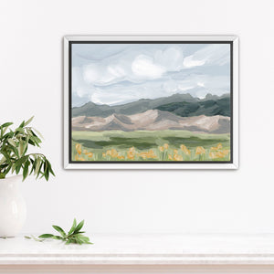 "Sand Dunes in Summer" Art Print