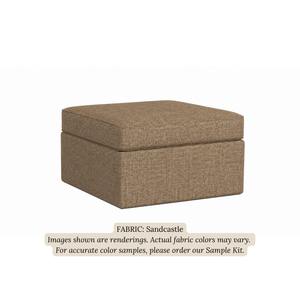 Storage Ottoman with Serving Tray