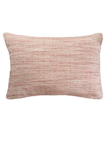 Seaside Smooth Red Indoor Outdoor Pillow 14x20