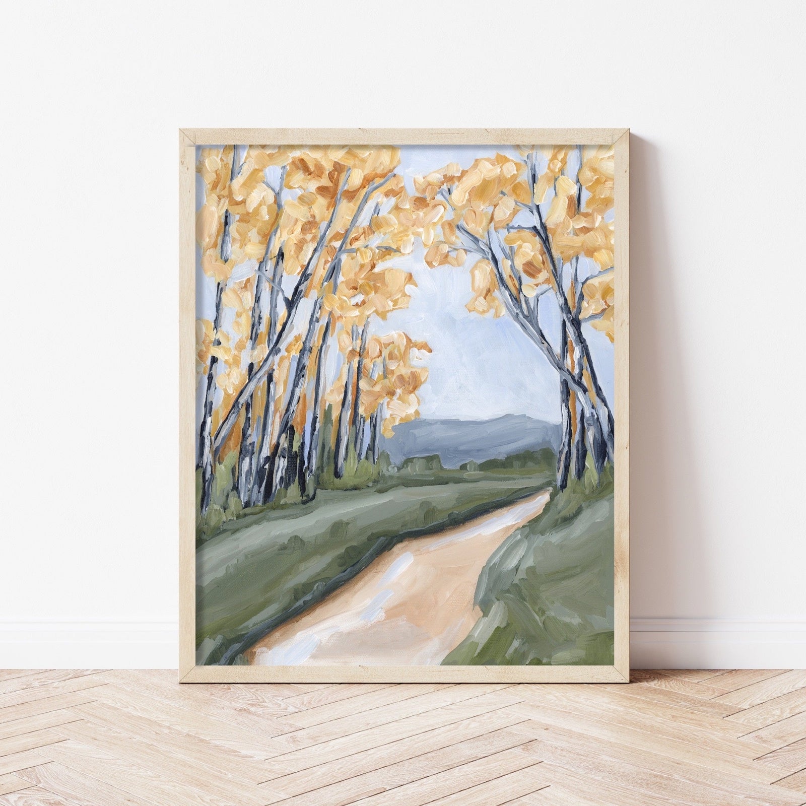 "September Trees" Art Print