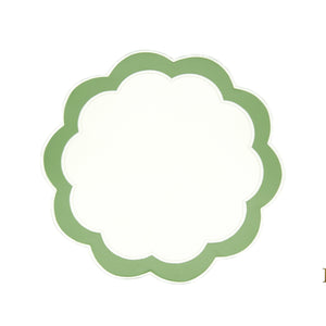 SERENITY WHITE FAUX LEATHER PLACEMAT (Set Of 4)