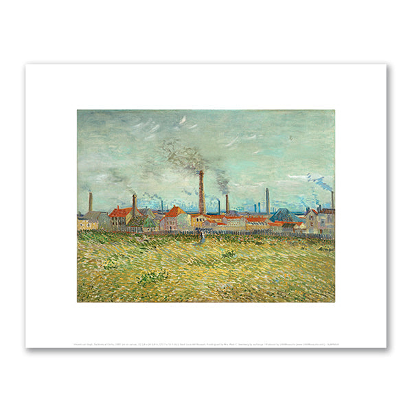 Factories at Clichy by Vincent van Gogh