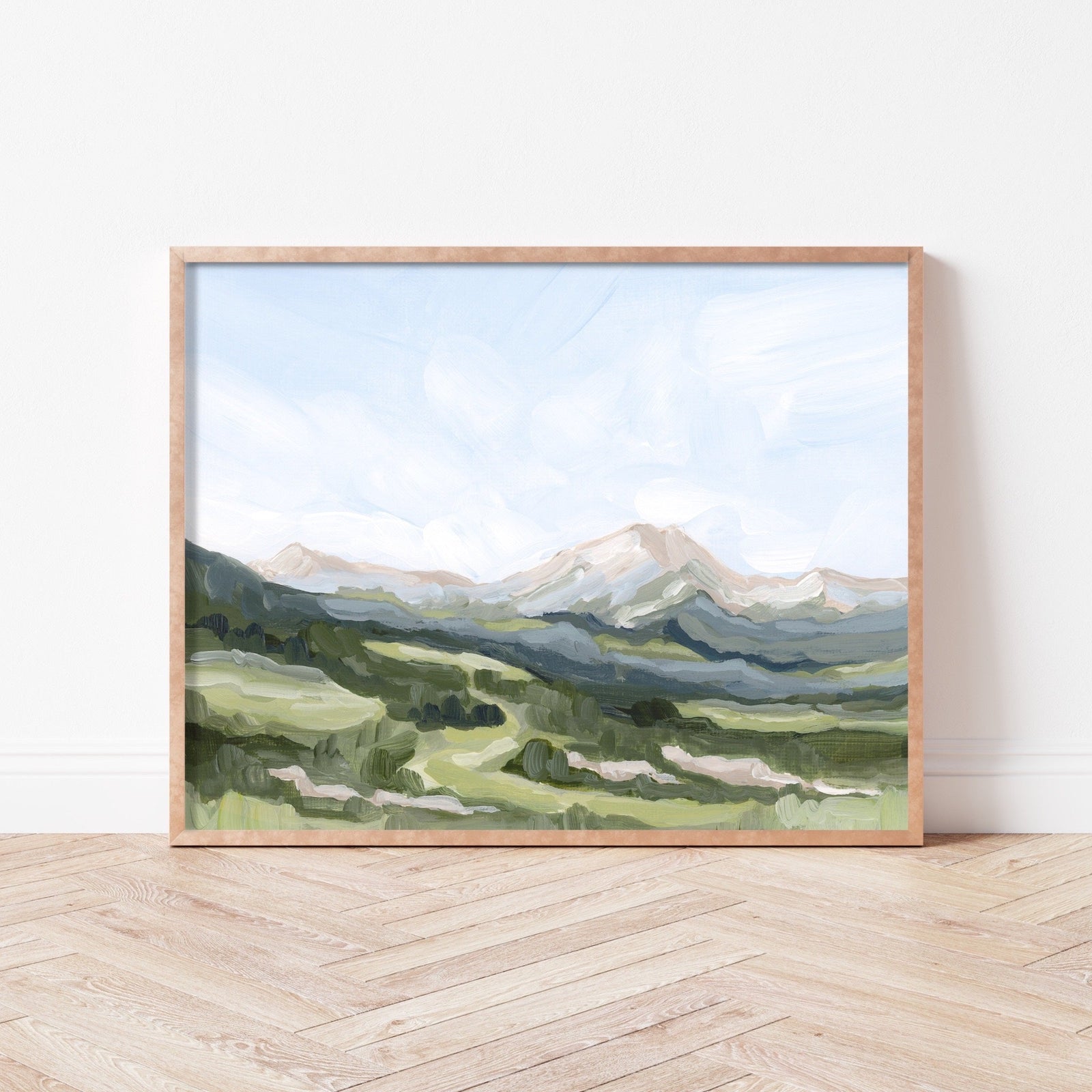 "Snowmass in Spring" Art Print