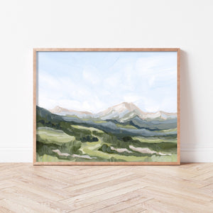 "Snowmass in Spring" Art Print